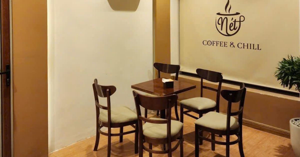 Dự Án Thiết Kế Thi Công Nét Coffee & Chill Huế - Quán Cafe Chill Trẻ Trung Hiện Đại 4 dự án thiết kế thi công net coffee & chill huế