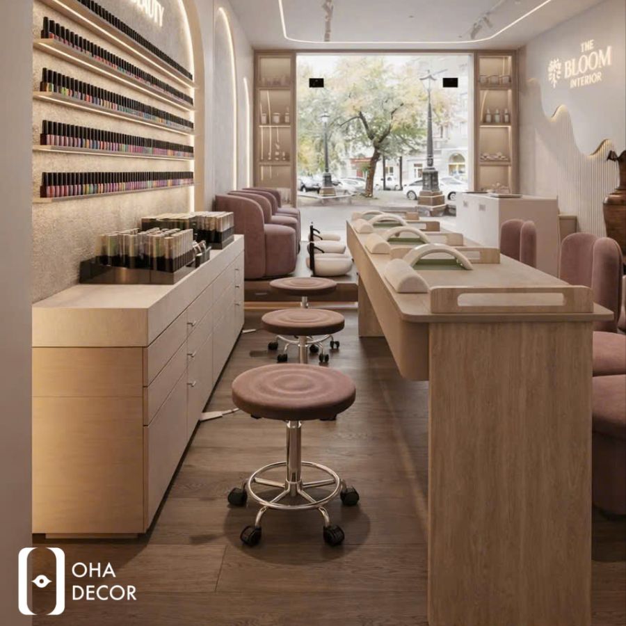 dự án thiết kế thi công spa chuyên nghiệp the bloom interior quảng bình