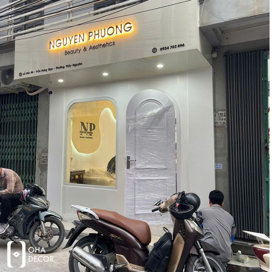 dự án thiết kế thi công spa nguyễn phương beauty quảng bình