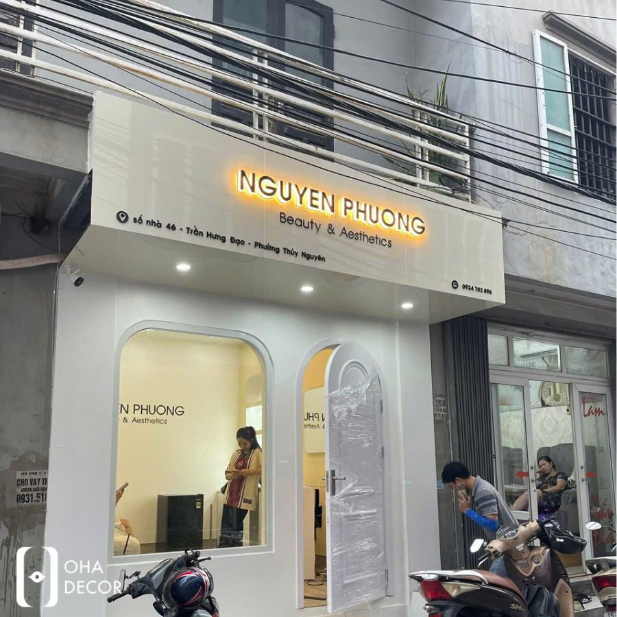 dự án thiết kế thi công spa nguyễn phương beauty quảng bình