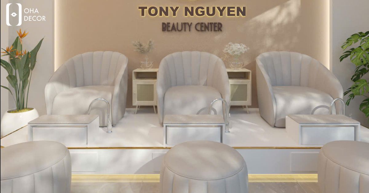 Dự Án Thiết Kế Thi Công TONY NGUYEN SPA HCM | Không Gian Spa Hiện Đại Sang Trọng 5 dự án thiết kế thi công tony nguyen spa hcm
