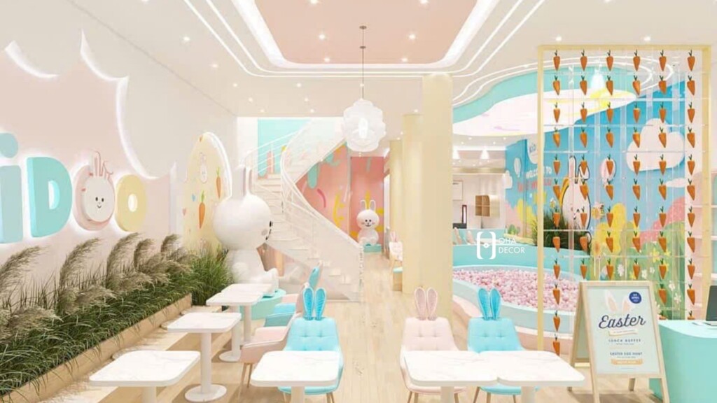 thi công Kids Cafe chuyên nghiệp HCM