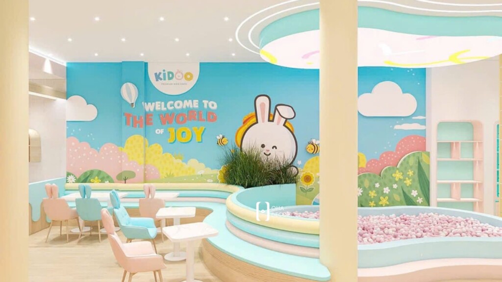 thi công Kids Cafe chuyên nghiệp HCM