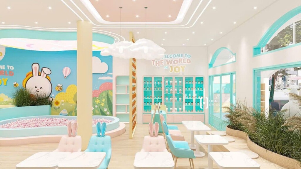 thi công Kids Cafe chuyên nghiệp HCM