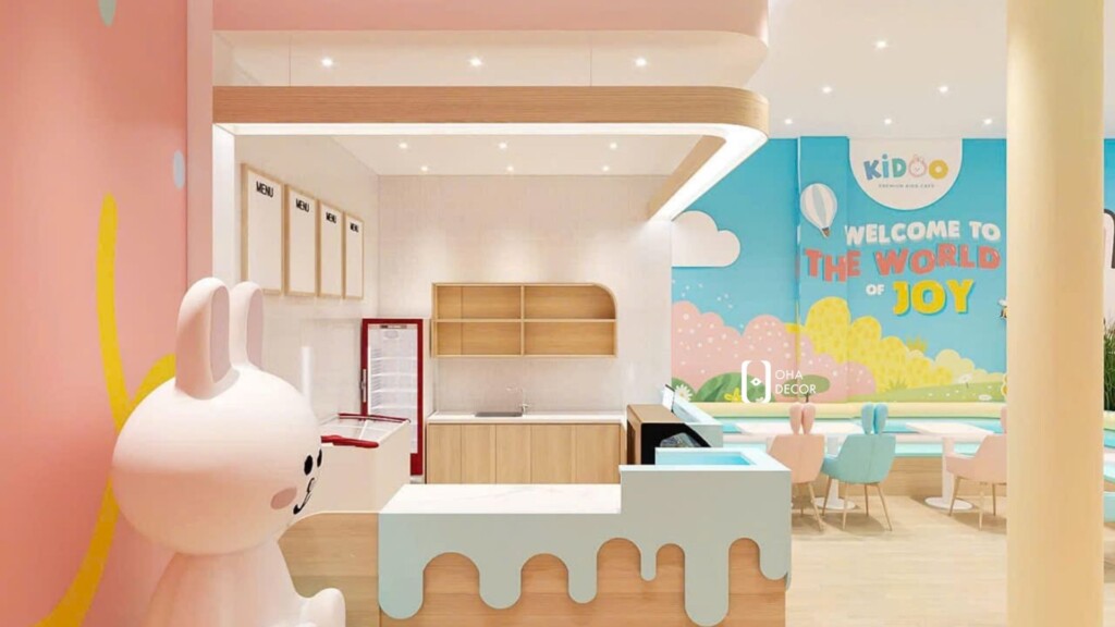 thi công Kids Cafe chuyên nghiệp HCM
