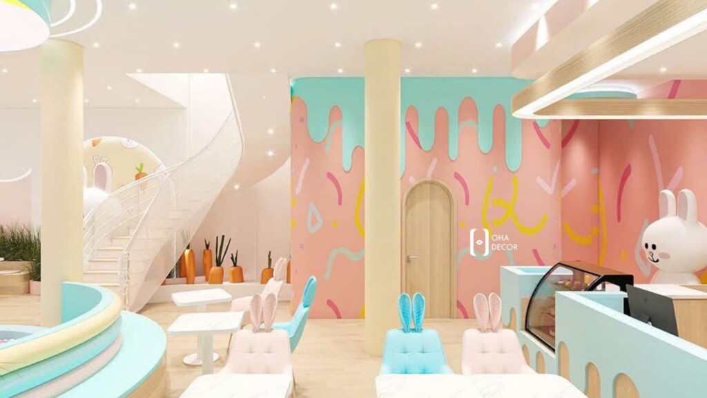 thi công Kids Cafe chuyên nghiệp HCM