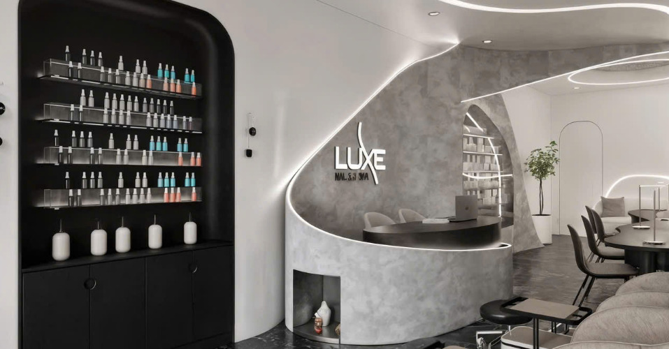 Dự án thi công thiết kế LUXE Nails Spa Hà Nội – Không gian nails sang trọng và hiện đại 7 thi công thiết kế LUXE Nails Spa Hà Nội