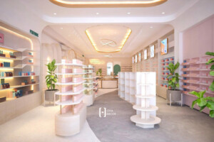 thi công thiết kế store mỹ phẩm Quảng Bình
