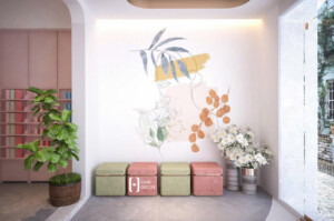 thi công thiết kế store mỹ phẩm Quảng Bình