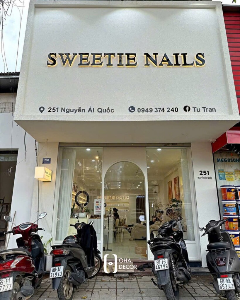 thi công thiết kế Sweetie Nails Đà Nẵng