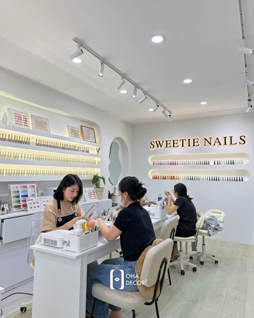 thi công thiết kế Sweetie Nails Đà Nẵng