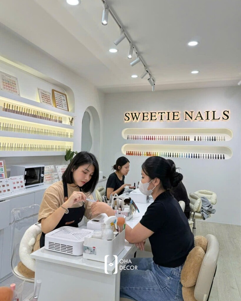 thi công thiết kế Sweetie Nails Đà Nẵng