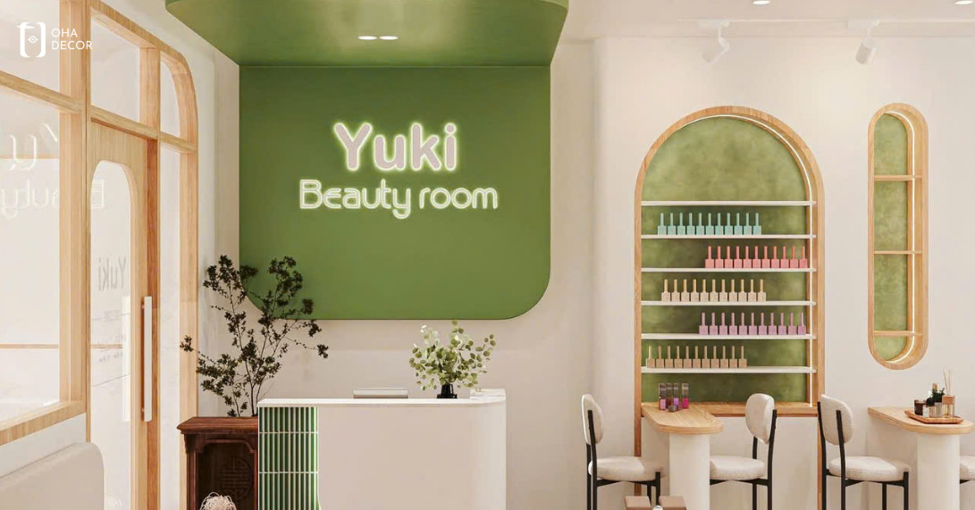 Dự án thi công thiết kế Yuki Nail TP.HCM – Không gian nails hiện đại và tinh tế 1 thi công thiết kế Yuki Nail TP.HCM