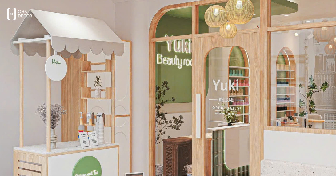 Dự án thi công thiết kế Yuki Nail TP.HCM – Không gian nails hiện đại và tinh tế 2 thi công thiết kế Yuki Nail TP.HCM