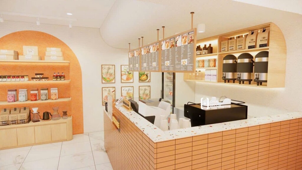 Thiết kế thi công Coffee Bakery Huế