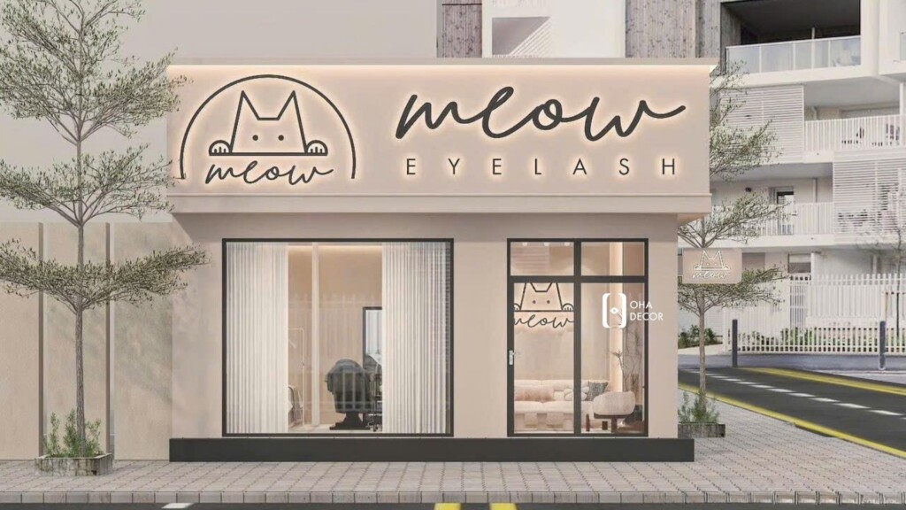 thiết kế thi công Spa Mlow Eyelash Hà Nội