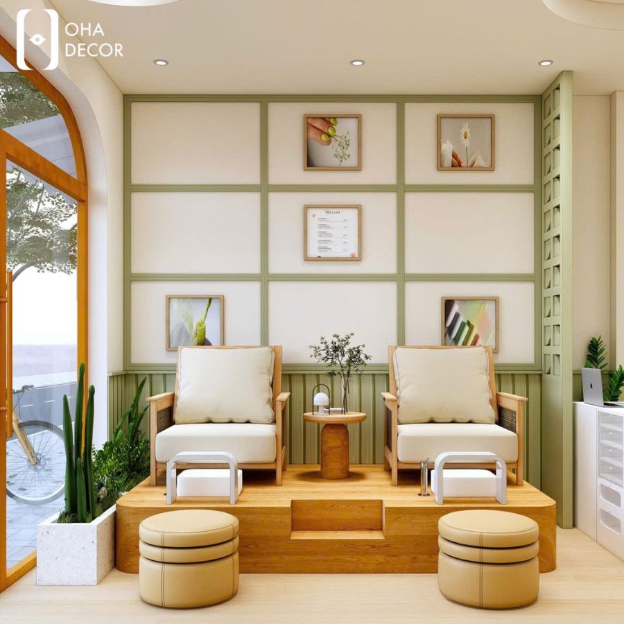 thiết kế thi công tiệm nails chuyên nghiệp hcm
