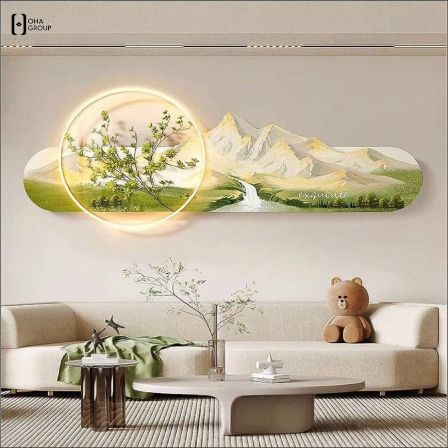 Tranh 3d led hoa cho tiệm nail Tây Ninh đẹp sang trọng giúp thu hút khách hàng 5 tranh 3d led hoa cho tiệm nail Tây Ninh