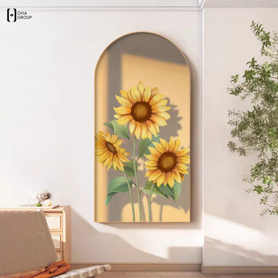 Tranh 3d led hoa cho tiệm nail Tây Ninh đẹp sang trọng giúp thu hút khách hàng 6 tranh 3d led hoa cho tiệm nail Tây Ninh