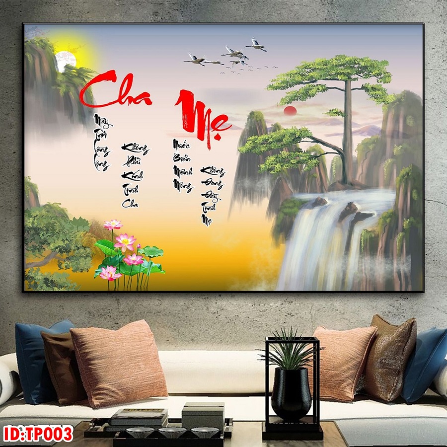 tranh phong thủy phòng khách Tây Ninh