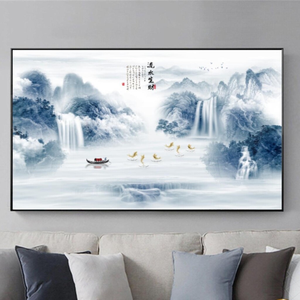 tranh phong thủy phòng khách Tây Ninh