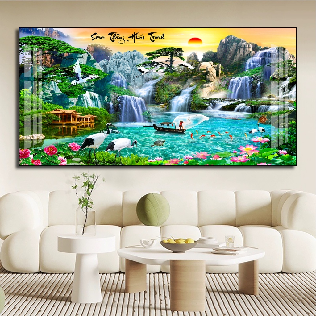 tranh phong thủy phòng khách Tây Ninh
