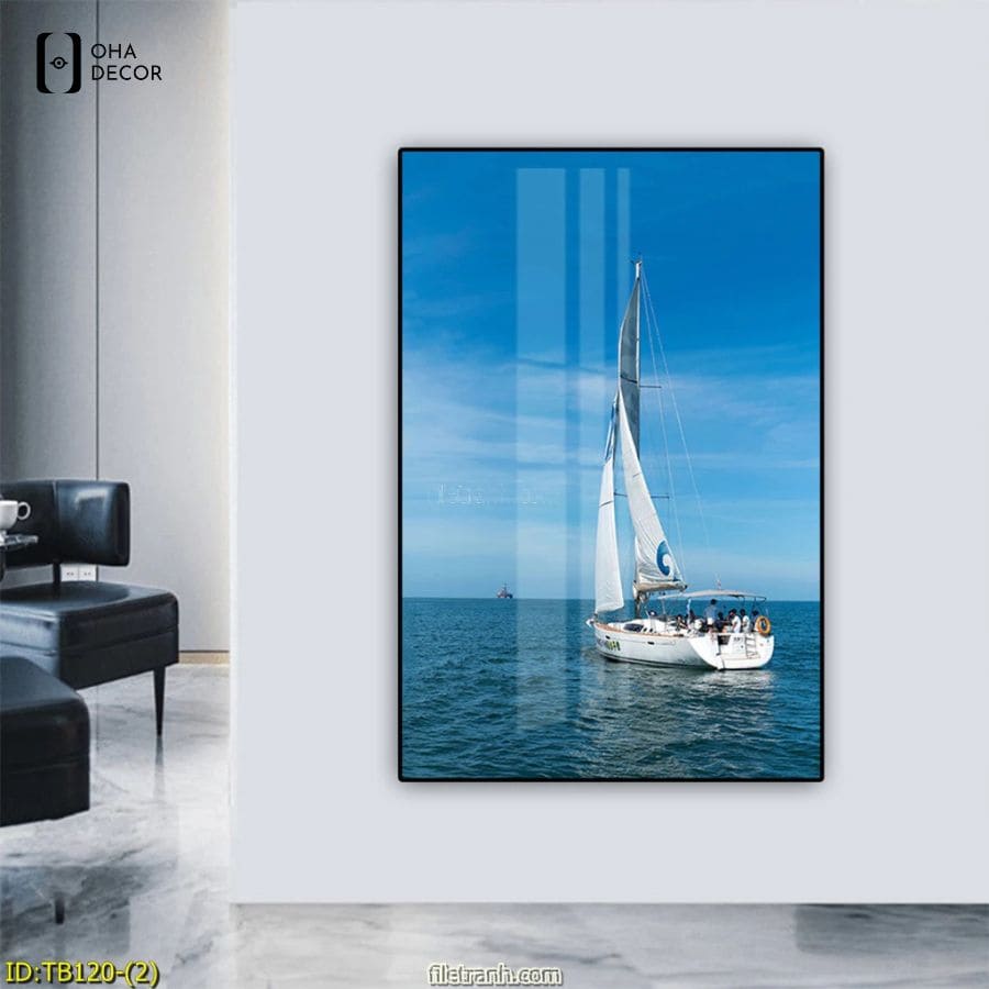 Xu hướng decor sang trọng với tranh tráng gương thuận buồm xuôi gió Tuyên Quang 4 Thiết kế tranh tấm đơn khổ lớn liền khối tạo chiều sâu và nét chuyên nghiệp cho phòng làm việc