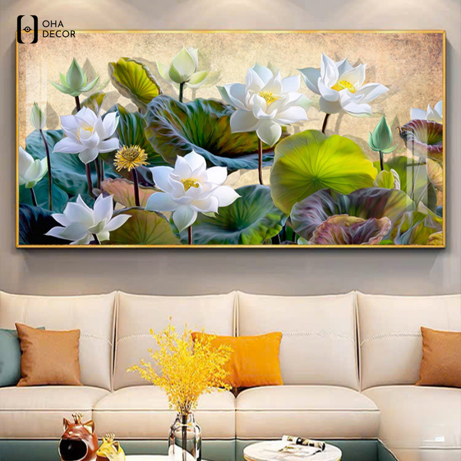 Bố trí tranh canvas phòng khách Vĩnh Long để tăng tính thẩm mỹ