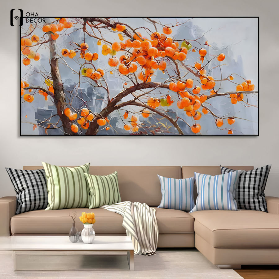 Treo tranh canvas phòng khách Vĩnh Long ở vị trí hợp lý