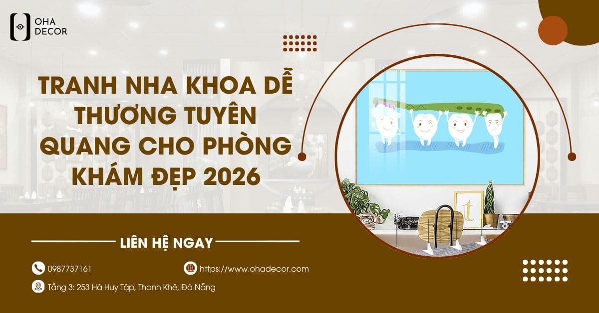 Tranh nha khoa dễ thương Tuyên Quang