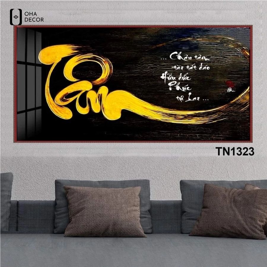 Tranh thư pháp tráng gương theo yêu cầu Long An sang trọng và ý nghĩa 3 Bàn giao tranh thư pháp tráng gương theo yêu cầu Long An cho khách