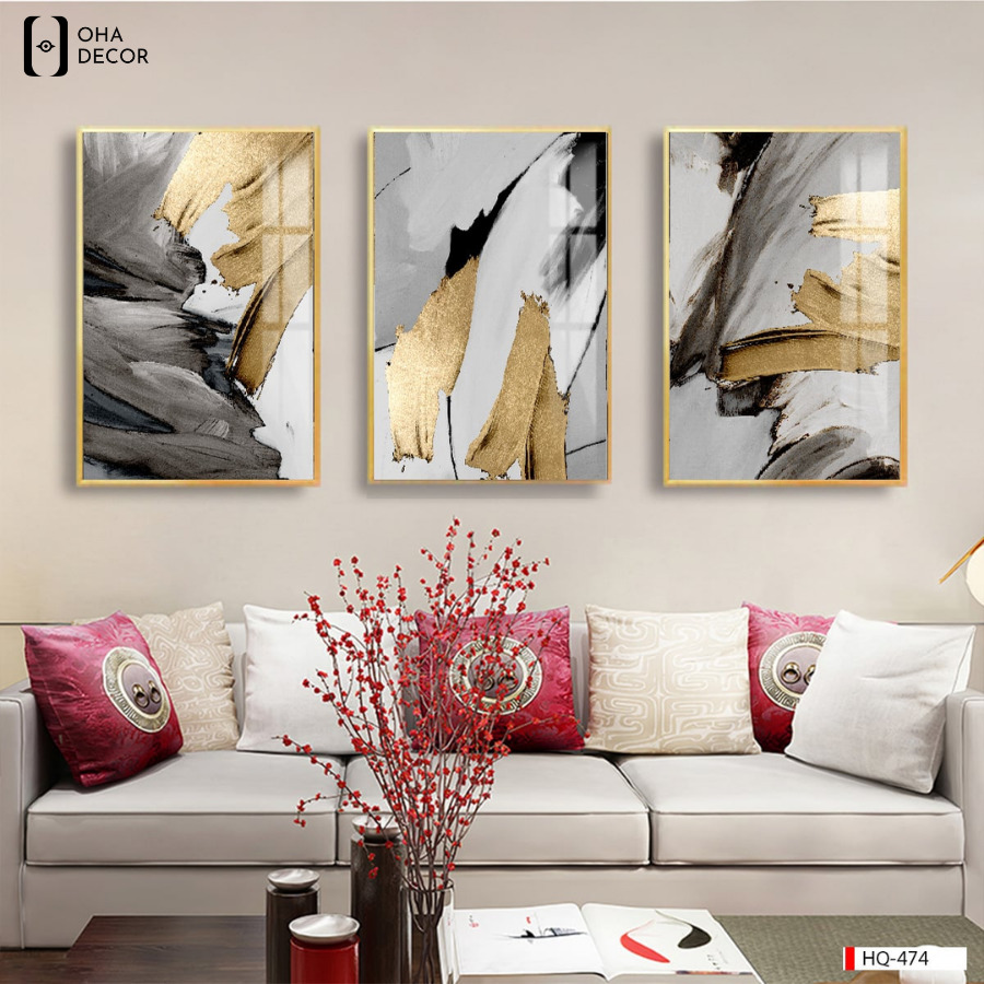 Bộ 3 Tranh Trừu Tượng Decor Cửa Hàng Cao Cấp Lào Cai đẹp hiện đại và ấn tượng 3 Bộ 3 Tranh Trừu Tượng Decor Cửa Hàng Cao Cấp Lào Cai đẹp hiện đại và ấn tượng