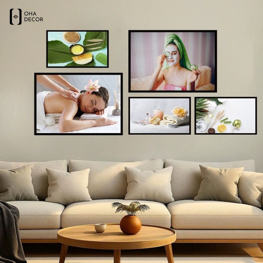 6 Mẫu bộ tranh phong cách hiện đại decor spa Lào Cai nâng tầm đẳng cấp thương hiệu 6 Sản phẩm bộ tranh phong cách hiện đại decor spa Lào Cai chính hãng từ Oha Decor luôn cam kết độ hoàn thiện sắc nét và chất lượng cao cấp