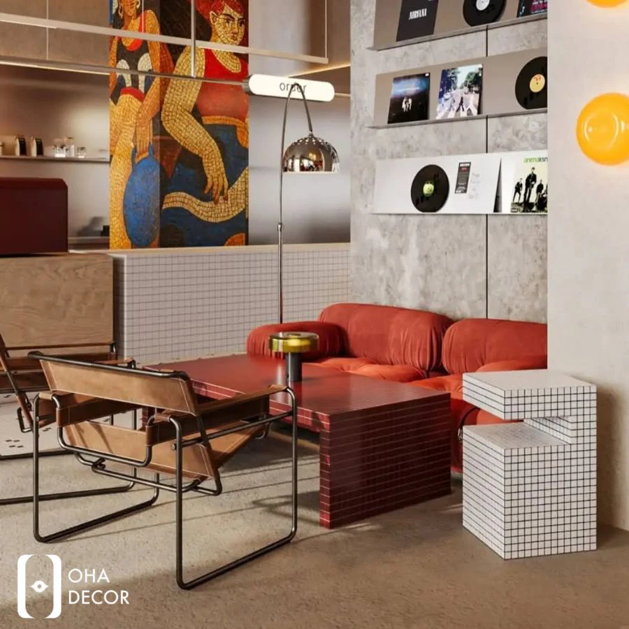 dự án thiết kế thi công cafe metro huế