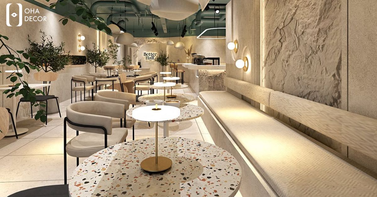 Dự Án Thiết Kế Thi Công Modern Ogranic Vũng Tàu | Không Gian Cafe Hiện Đại Và Trẻ Trung 5 dự án thiết kế thi công modern organic vũng tàu