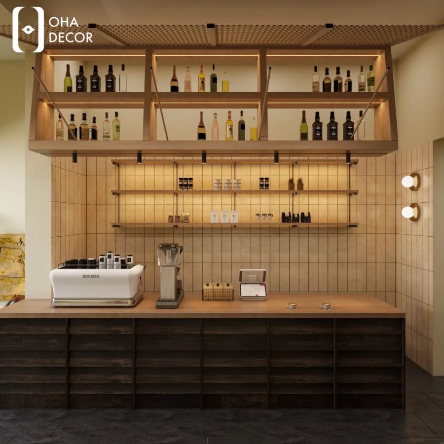 Dự Án Thiết Kế Thi Công Ngân Sách Nhỏ Quy Nhơn | Không Gian Cafe Tối Giản Hiện Đại 1 dự án thiết kế thi công ngân sách nhỏ quy nhơn