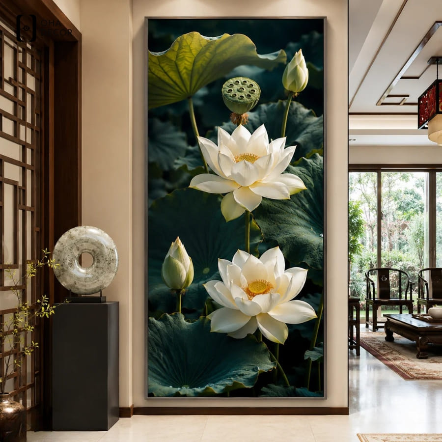 In tranh tráng gương theo yêu cầu cao cấp vĩnh phúc giúp tùy chỉnh màu sắc tương thích nội thất