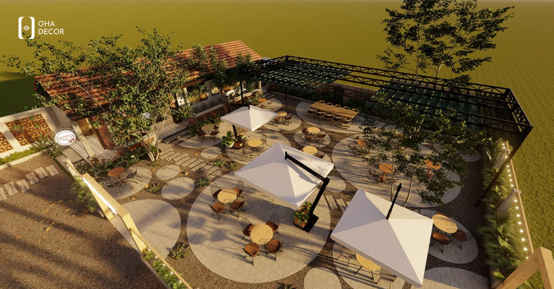 Dự án thiết kế cafe nhà vườn HCM – Không gian xanh thư giãn và hiện đại 7 thiết kế cafe nhà vườn HCM