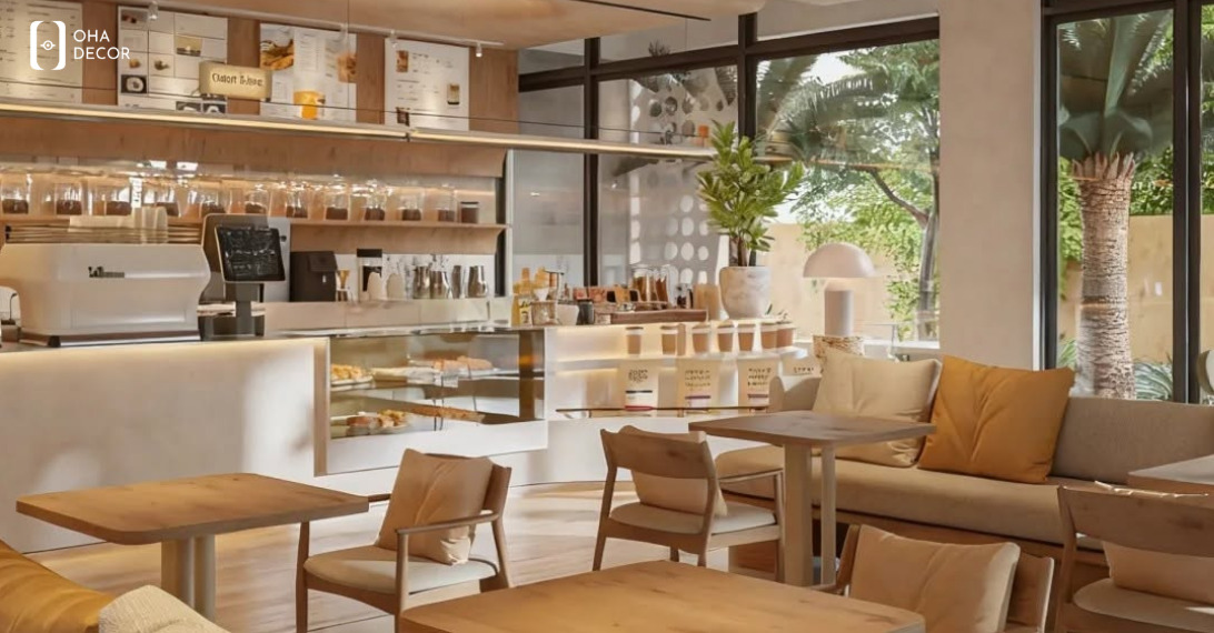 Dự án thiết kế cafe tối giản Vũng Tàu – Không gian hiện đại và tinh tế 1 thiết kế cafe tối giản Vũng Tàu