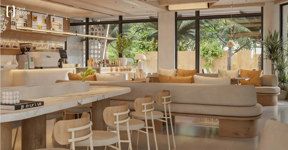 Dự án thiết kế cafe tối giản Vũng Tàu – Không gian hiện đại và tinh tế 2 thiết kế cafe tối giản Vũng Tàu