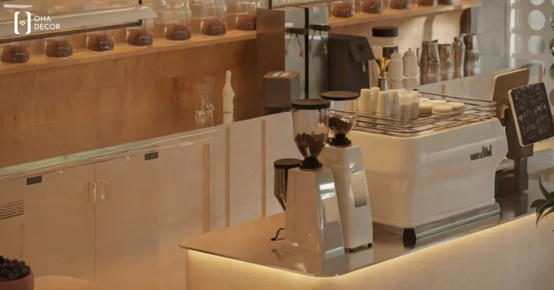 Dự án thiết kế cafe tối giản Vũng Tàu – Không gian hiện đại và tinh tế 3 thiết kế cafe tối giản Vũng Tàu