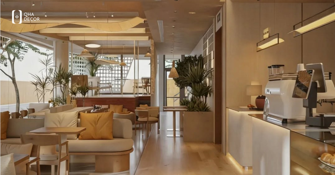 Dự án thiết kế cafe tối giản Vũng Tàu – Không gian hiện đại và tinh tế 6 thiết kế cafe tối giản Vũng Tàu