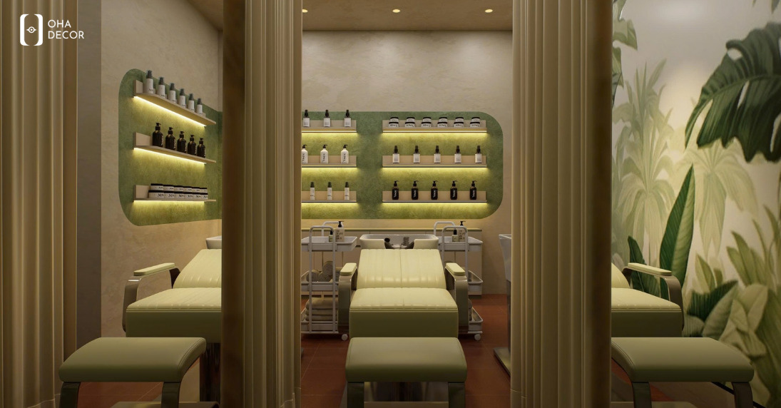 Dự án thiết kế spa hiện đại TP.HCM – Không gian làm đẹp chuyên nghiệp 1 thiết kế spa hiện đại TP.HCM