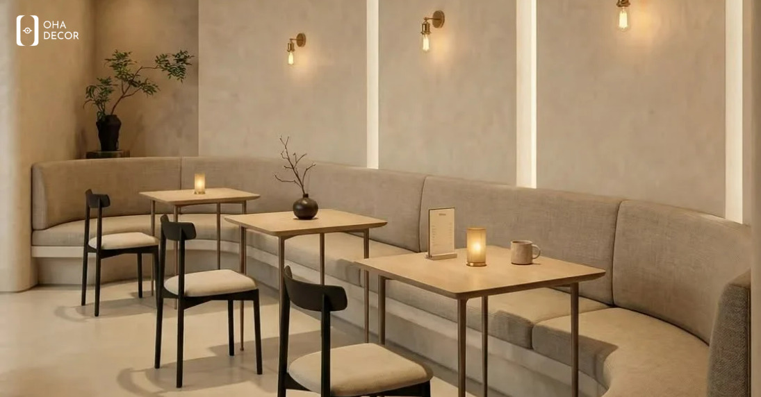 Dự án thiết kế thi công cafe Đắk Lắk – Không gian Serene Cafe hiện đại 6 thiết kế thi công cafe Đắk Lắk