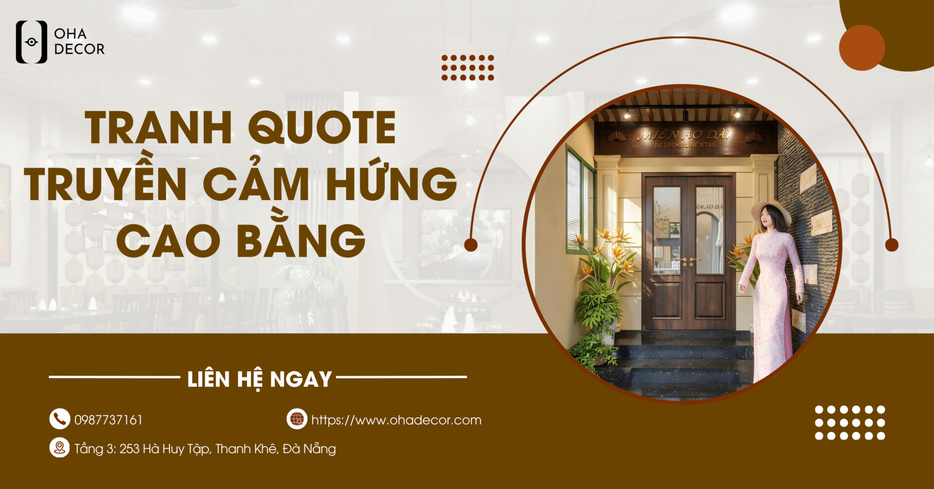 Thiết kế tiệm áo dài Đà Nẵng