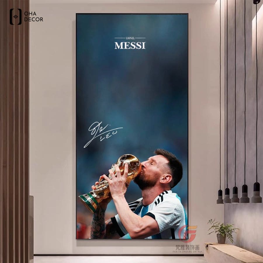 Tranh bóng đá tráng gương Messi Hà Nam mang 7 siêu phẩm rực lửa đến ngôi nhà bạn 3 Tranh bóng đá tráng gương Messi Hà Nam trong màu áo đội tuyển quê nhà kiêu hùng ôm trọn vinh quang World Cup
