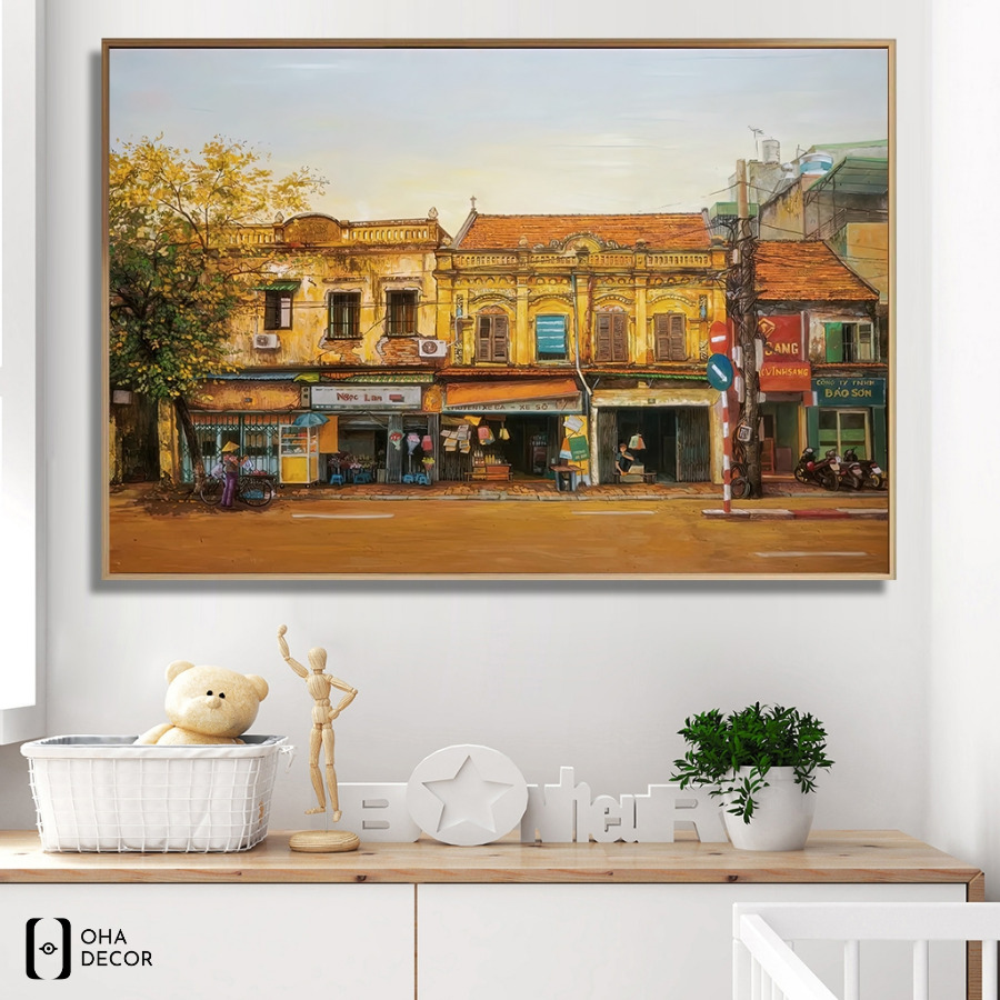 Tranh canvas Hội An decor homestay Hà Nam đẹp nghệ thuật và thu hút 3 Tranh canvas Hội An decor homestay Hà Nam đẹp nghệ thuật và thu hút