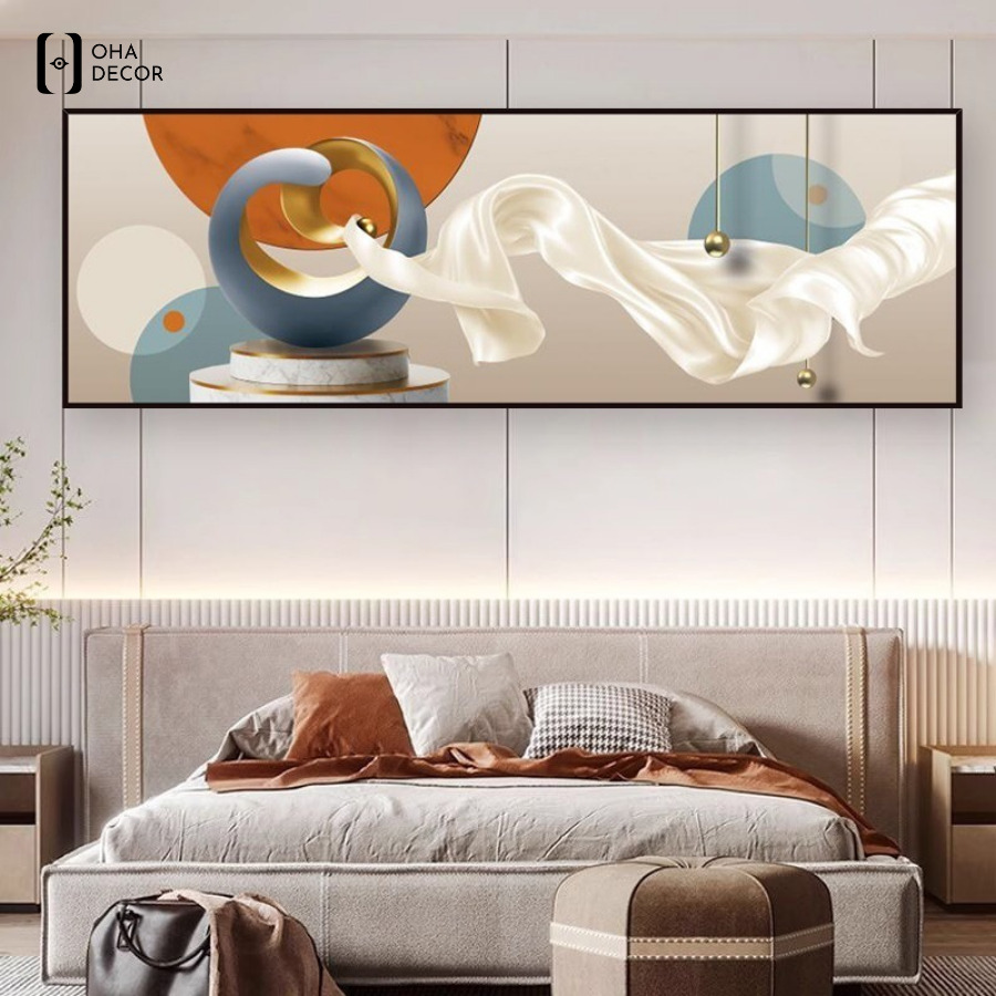 Tranh dài tráng gương phòng ngủ vợ chồng Hà Nam