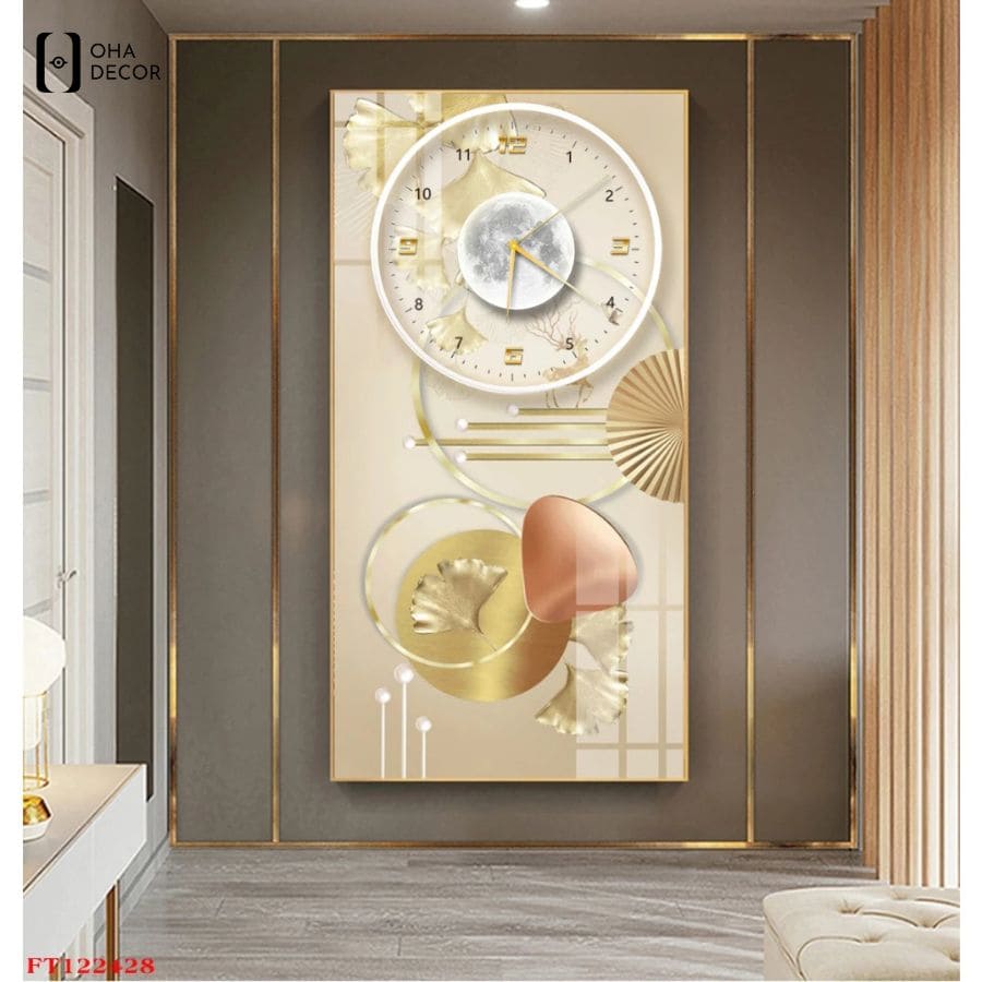 7 mẫu tranh đồng hồ tròn lồng ghép cực sang tại Tuyên Quang 5 Hệ thống máy kim trôi tĩnh âm vận hành êm ái bên trong bộ tranh đồng hồ tròn lồng ghép cao cấp