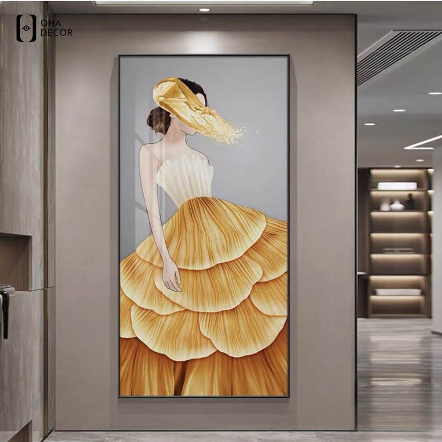 Oha Decor cung cấp tranh cô gái nghệ thuật Long Xuyên theo yêu cầu